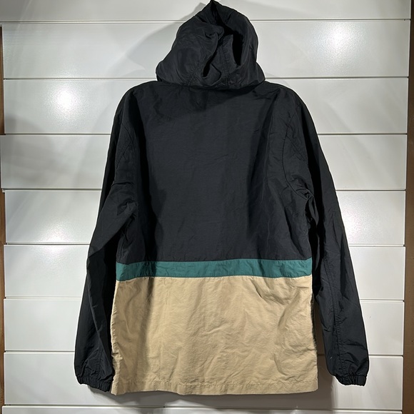 Nomad Men's Black and Tan Block Full Zip Hooded Jacket Size L - Picture 3 of 3